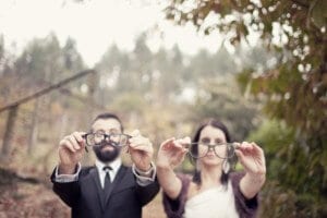 Wearing glasses to your wedding can be cool, but it might not be right for you. Brinton Vision can help.