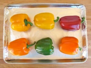 Roasting bell peppers prepares them for your favorite sight-friendly recipes that help maintain eye health.