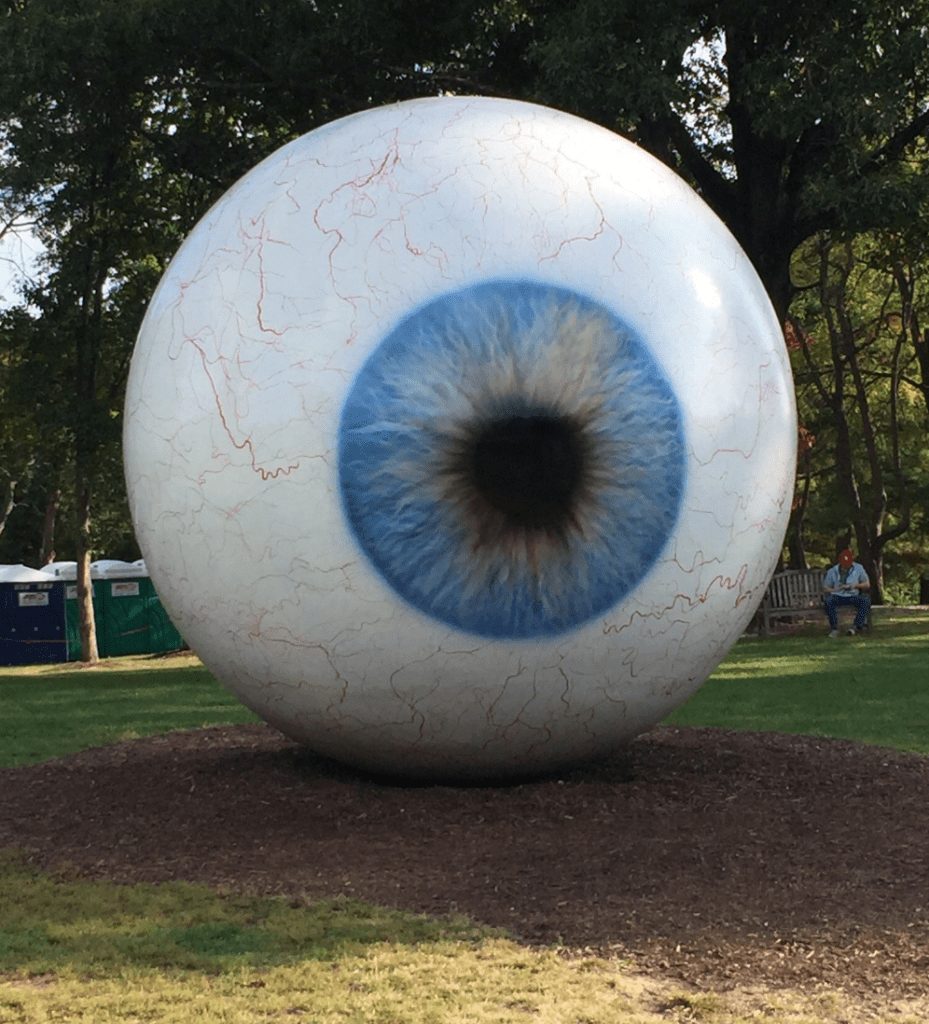 laumeier sculpture park eyeball art